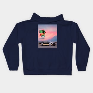 Roy's Motel Cafe Route 66 Kids Hoodie